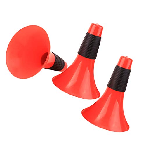 Conjunto de 3 peças de marcadores de cones de trânsito para jogos ao ar livre BESPORTBLE para skate