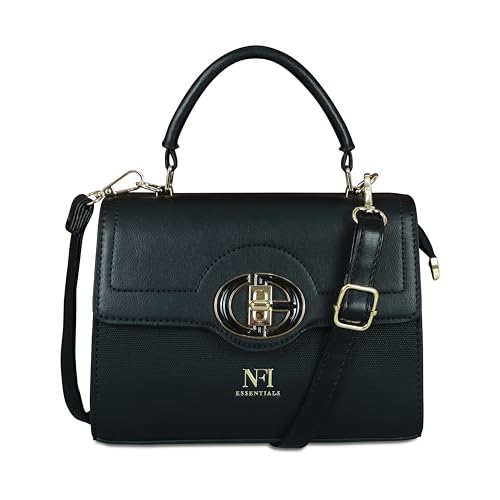 Image of NFI essentials Satchel Bags Ladies Purse Handbag Premium Women Shoulder Travel Bag for Work Gifts for Wife /Mother /Sister Stylish Office College Party Bag