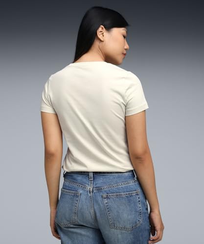 PUMA Unisex Small No. 1 Logo (S) Tees, Alpine Snow, M EU – Ansicht 4