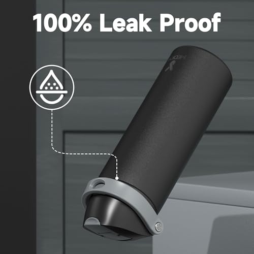 Image of 24 oz Insulated Water Bottle for Sports: Meoky Stainless Steel Water Bottle with 2-in-1 Straw and Spout Lid - Leak Proof, Cold for 24 Hours, Fits in Car Cup Holder, BPA-Free for Travel Gym, Night