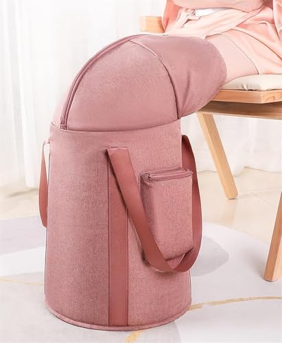 Bañera portátil plegable para pies color rosa miniatura 7