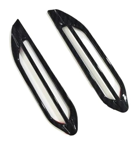 Embellecedor de ventilación cromado para Peugeot 2008 y 208, moldura interior de ABS