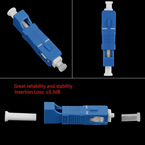Single Mode Adaptor, Lightweight Precise Small Stable Fiber Optic Adaptor, Ethernet Network For Telecom Network - Image 2