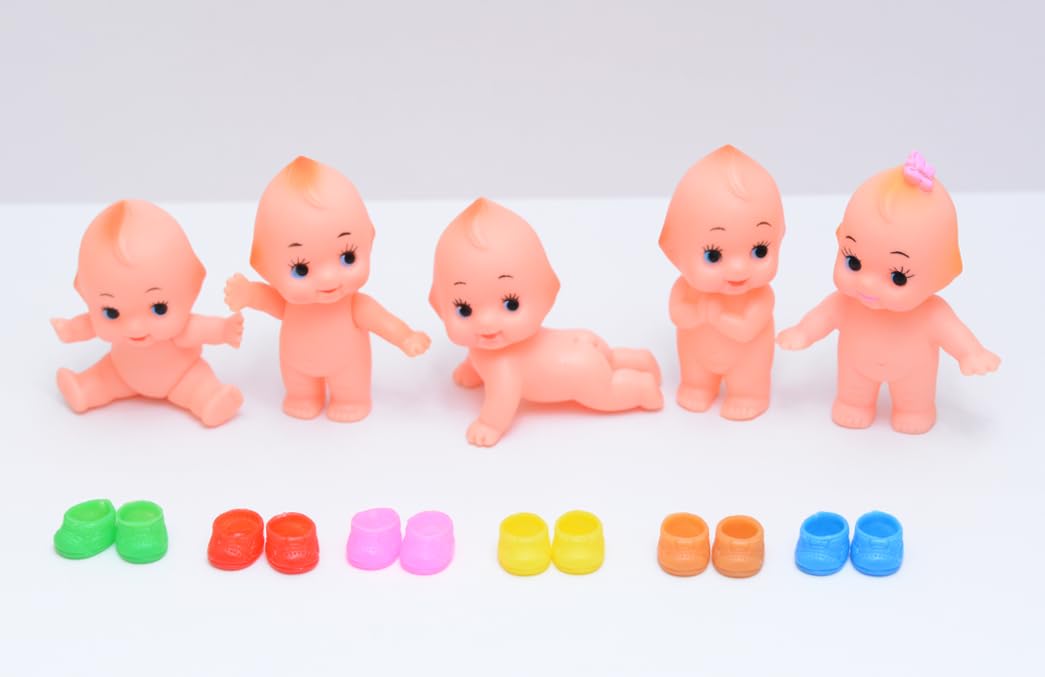 Amazon.co.jp: 国産 5cmキューピー 5種＋靴6色セット : おもちゃ