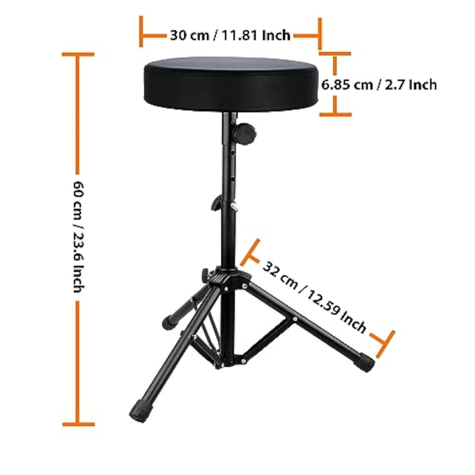 SP36 Drum Throne, Adjustable Height Drum Stool