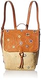 Desigual, FABRIC-Mochila (tamaño mediano) para Mujer, marrón, Medium