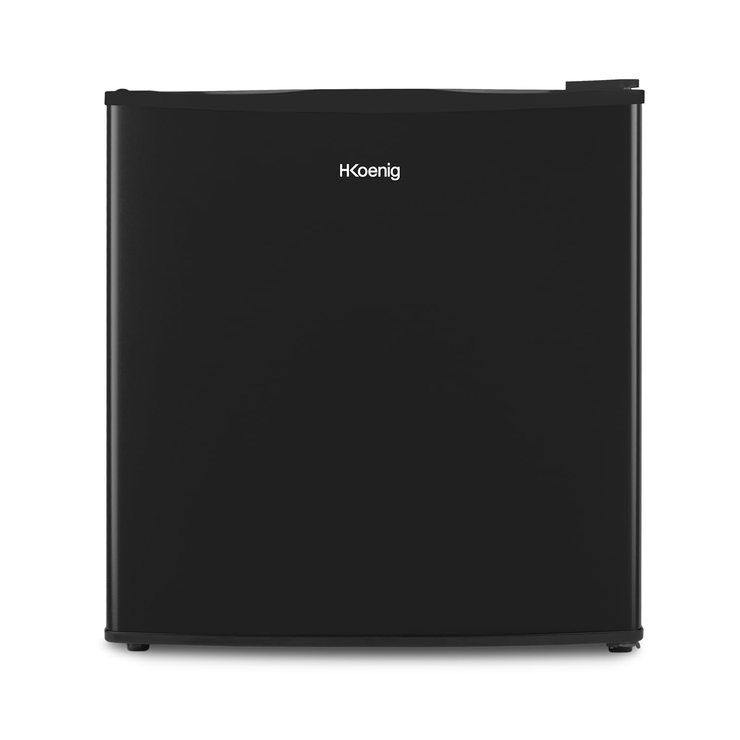H.Koenig Mini réfrigérateur Frigo FGX470 Noir, 45L Compact, Silencieux, Porte Réversible, Thermostat Réglable, Compartiment Glaçons 4L, Pieds Réglables, 39 dB