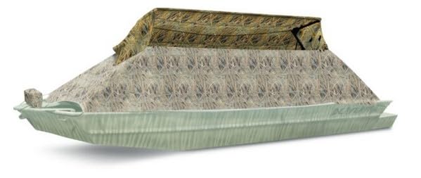 Beavertail1400/1600 Series Boat Blind Spot Timber Blind Top