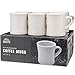 COLETTI Diner Coffee Mugs — Restaurant Coffee Mugs, Retro Coffee Mug – Sturdy & Heavy Diner Mug – Nostalgia in Every Sip [Cream, 11 oz, Set of 6]
