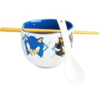 Get Trend SONIC THE HEDGEHOG Bol Ramen 600ml con Palillos y