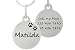 Double Sided Laser Etched Stainless Steel Pet ID Tag for Dog and Cat Engraved and Personalized 1" Round Shape (Paws)