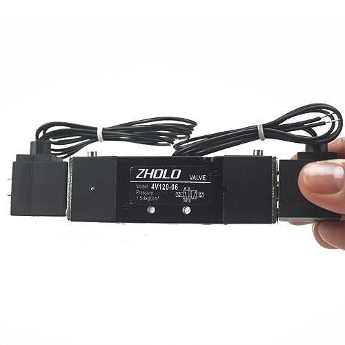 Électrovanne pneumatique 4V120-06 à commutation rapide 5 ports 2 positions DC24V - 4