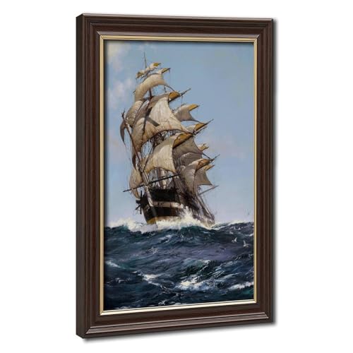 Toile The Crest of A Wave Montague Dawson cadre suspendu bureau