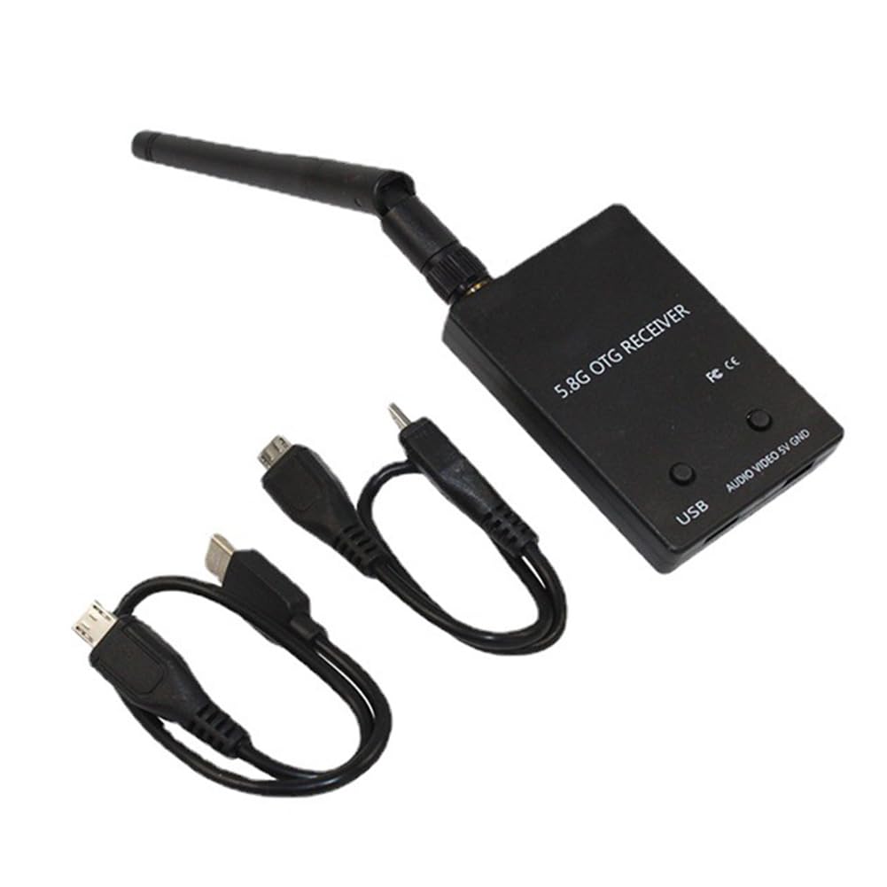 RéCepteur Audio FPV UVC OTG 5.8G 150CH Canal pour éMetteur de Tablette de TéLéPhone Android PièCes de Drone RC