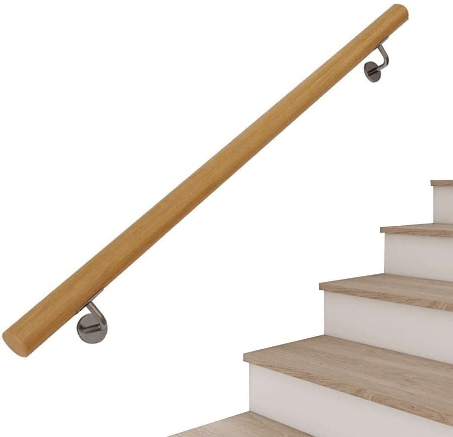Main courante en bois pour escalier intérieur de villa et loft de 1 à 20 pieds