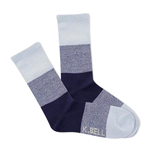 Image of K. Bell Socks womens Retro Varsity Lettuce Crew