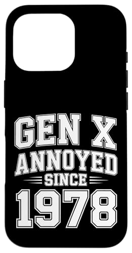 Gen X Annoyed Since 1978 ���g���ȑ�l�̑ԓx - �X�}�z�P�[�X iPhone 16 Pro �p