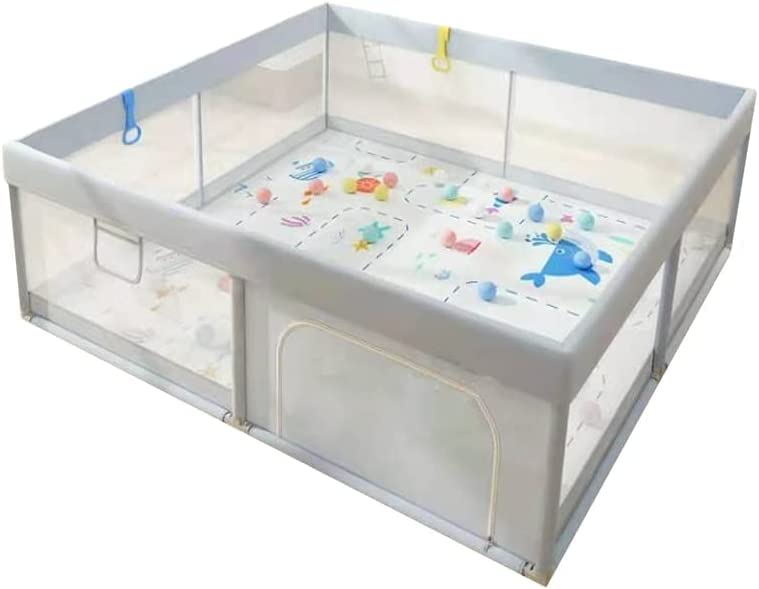 Baby Playpen,Kids Large Playard,Indoor & Outdoor Kids Activity Center,Playpen for Babies,Infant Safety Gates,Sturdy Play Yard for Toddler,Children's Fences Packable & Portable (large)