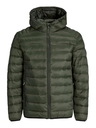 Jack & Jones Jjebradley Light Puffer Hood Noos Rosin, S, Rosin., S