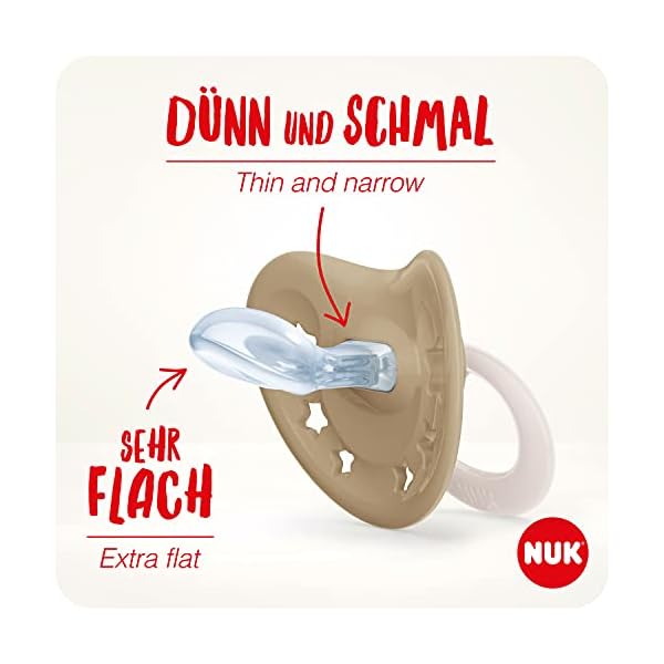 NUK Signature Schnuller 4er Set | 2x Signature & 2x Signature Night mit Leuchteffekt | Silikon | 0-6 Monate… – Bild 5
