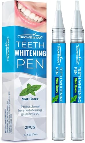 Image of Teeth Whitening Essence Pen: Tooth White Gel for a Beautiful Smile Night and Day - Advanced Whitener Refill - Instant Stain Remover, Easy for Sensitive Teeth Care 50+ Uses (0.1 Fl Oz (Pack of 2))