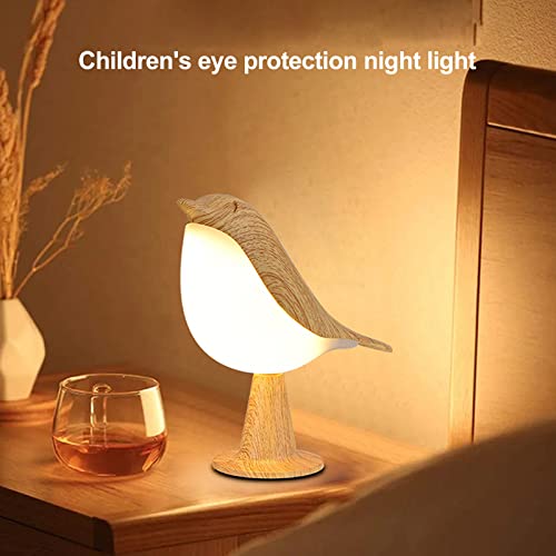 Bedside Touch Control Table Lamp, Cute Bird Led Desk Lamp, Creative Bedside Lamp Aroma Lamps With Usb Port, 3 Way Dimmable 21 X 6 X 15 Cm #TOP6