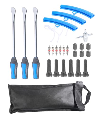 Image of SCUARI Motorcycle Tire Changer,Car Accessories Motorcycle Tire Spoons,Dirt Bike Tire Changing Spoons Tool Lever Steel Spoons Kit,Suitable for Motorcycles,Bicycles,Off-Road Vehicles,Scooters