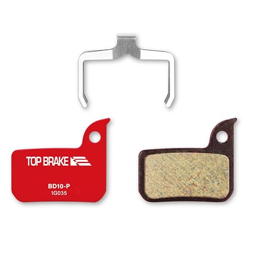 TOP BRAKE Pastillas de Freno de Disco Bicicleta para AVID SRAM Level TLM/Ultimate,Force 22/1,Red eTap HRD,Rival 1 / Rival 22,S700 B1, S900 HRD (Performance - Rojo)