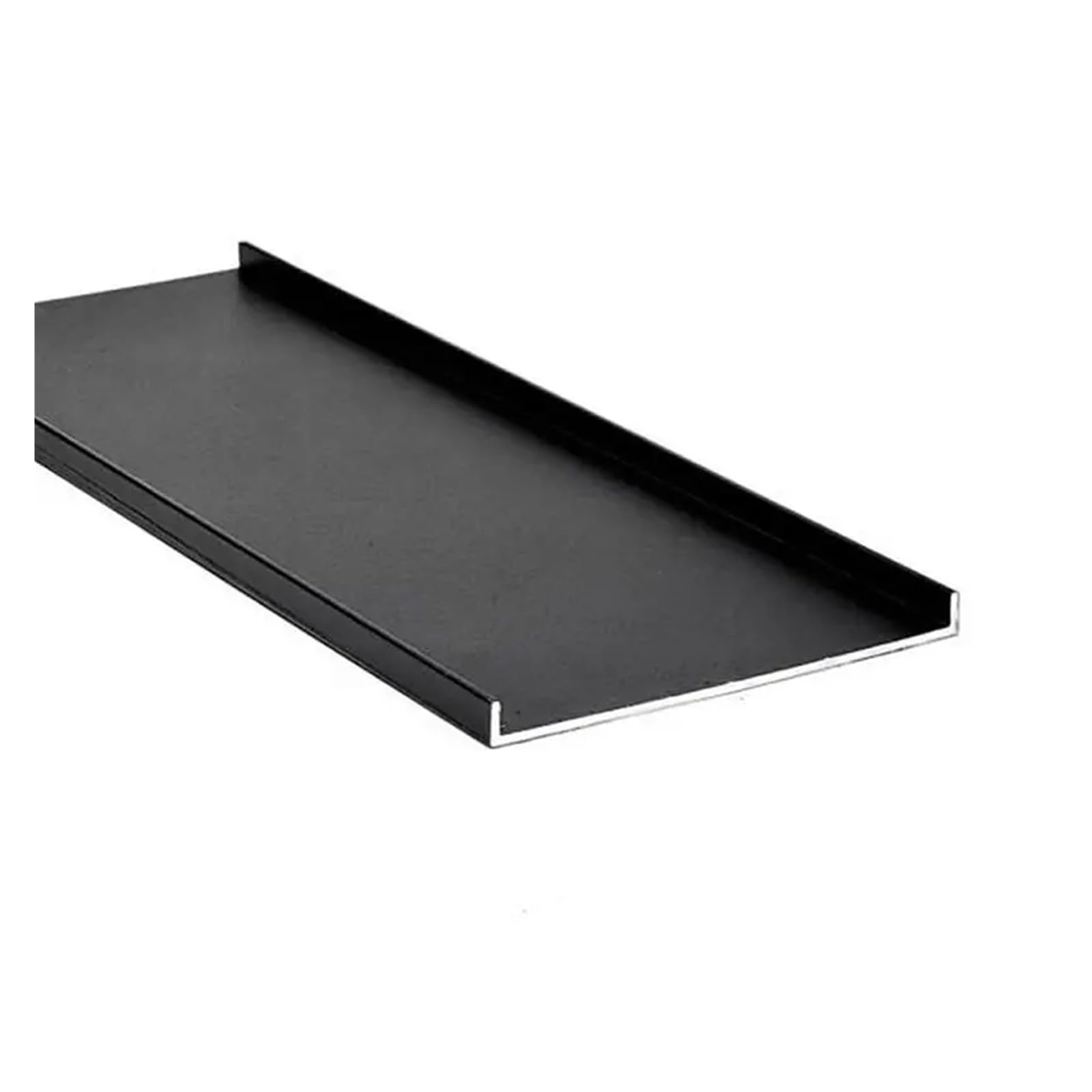 Tube en aluminium Rail profilé en aluminium noir en U(495MM X 1PCS_54X36.5X51MM)