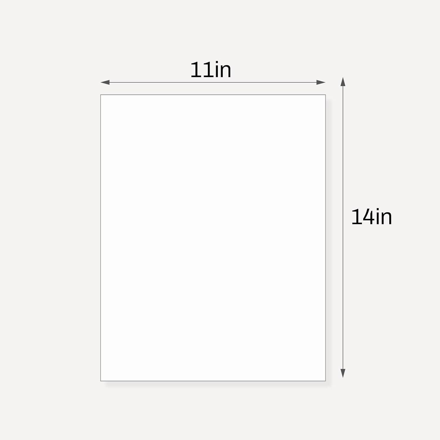 Somime 10 Pack Backing Boards, 11x14 Uncut White Mats Matboards, Acid-Free Backerboards for Art Prints, Ideal for Photos, Pictures, Prints, and Frames - Image 2