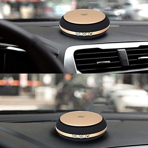 Image of AllExtreme AE-X02 Portable Mini Travel USB Car Air Purifier Negative Ions Ionizer Air-Freshener with HEPA Filter to Remove Odor Smell Bacteria and Allergen (4.2W)
