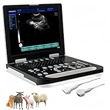 SUNBESTA N60 Portable Veterinary Ultrasound Machine for Pregnancy, 15-Inch LCD at Home Ultrasound Machine for Dogs, Cats, Sheep, and Goats Pregnancy Check (Convex & Linear Array Probe)