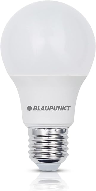 Blaupunkt E27 LED Light Bulb - Classic - Daylight Lighting - 9W - Edison Screw - Natural White 4000K - Equivalent of 60W Incandescent Bulb - Frosted - 900 Lumens - Energy and Cost Saving - Single Pack