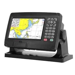 ariarly Marine Navigation GPS Plotter GPS Chart Plotter Satellite Navigator Transponder with GNSS Antenna Dual Map System IPX6 for Marine Boat