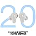Skullcandy Dime 3 Wireless Earbuds, Bluetooth Headphones, Noise Isolating Fit, Up to 20 Hours Battery, Microphone for iPhone Android, Easy Carry with Integrated Lanyard - Bone