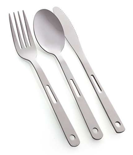 Unique Complete Messware Kit Polished Stainless Steel Dishes Set| Tableware| Dinnerware| Camping| Includes - Cups | Plates| Bowls| Cutlery| Comes In Mesh Bags (Single Person Set + 9" Flat Plate) #TOP6