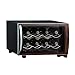 CLING Refrigerador de Vino pequeño Refrigerador de Vino Refrigerador de champán de 8 Botellas Encimera Bodegas de Vino Independientes Control Digital de Vidrio de Doble Capa para Bar en casa