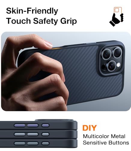 TORRAS Stronger Magnetic & Shockproof for iPhone 16 Pro Case,Military Grade Drop Protection,Flawless Compatible with MagSafe for iPhone 16 Pro Case - Image 8