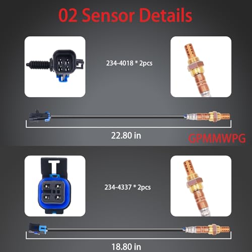 Sensor de Oxígeno para Autos Pack 4 Piezas miniatura 4