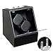 Produktbild POHOVE Automatische Double Watch Winder Box, Uhrenbeweger für 2 Uhren mit leisem Motor, doppeltem Netzteil, Uhrengehäuse aus Holzschale/schwarzem PU-Leder