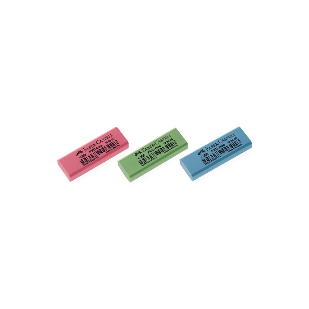 Faber-Castell Renkli Silgi , Pvc-Free - Küçük Boy