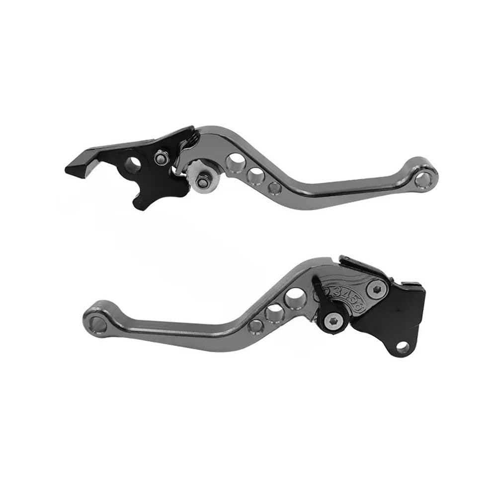 Zdgxfhsrh E Motorcycl Brak Clutch Levers 2Pc Universa Motorcycl Adjustabl Brak Clutch Levers Motorbik Lever Handl Bar Grips(E)