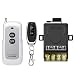 Electop Wireless Remote Switch, 90V-264V Wireless RF Switch for Household Appliances,Pump,Lights Ceiling and Electrical Equipment, 30A Relay with 2 Remote Controls (984ft & 328ft Long Range)