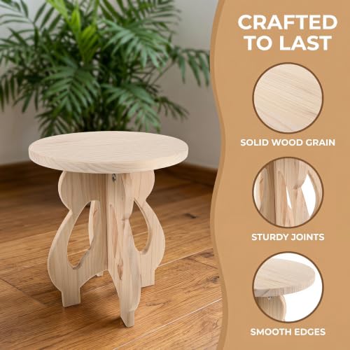 Taburete pequeño desmontable portátil para niños y estantes altos de cocina 8
