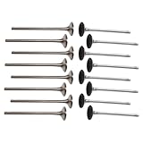NLQR Intake Exhaust Valves Compatible with BMW Compatible with Mini 118i Cooper S F20 F30 R55 R56 N13 1.6T Replace 11347585901 11347547187