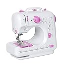 NEX Sewing Machine, Crafting Mending Machine, Children Present Portable with 12 Built-In Stitches
