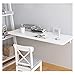 GHHZZQ Blanco Mesa Plegable Pared, Escritorio abatible Pared Estante de Rack de Almacenamiento por Oficina Casa Cocina, Varios tamaños (Color : White, Size : 70x30cm)