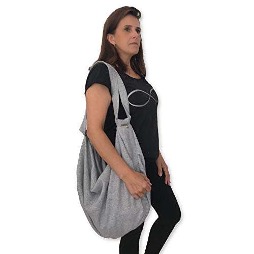Bolsa de Ombro Heide Ribeiro Moletom Saco Liso