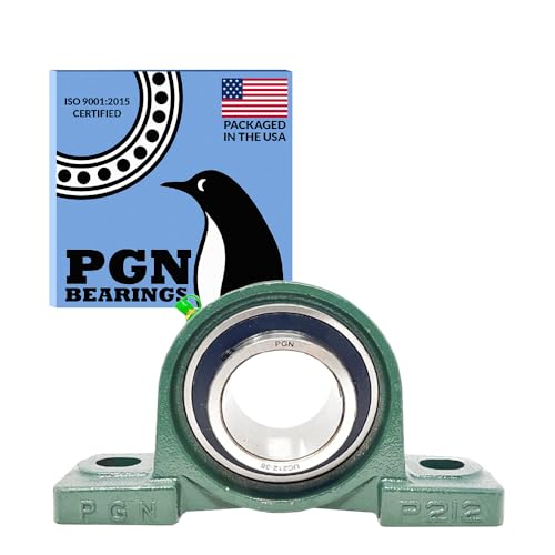 PGN UCP212-38 (1 Pack) Pillow Block Bearing - 2 3/8" Bore Self-Aligning