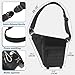 WCALULEG Tactical Sling Bag for Men Women Crossbody Anti-Theft CCW Sling Bag EDC Carry (Black)